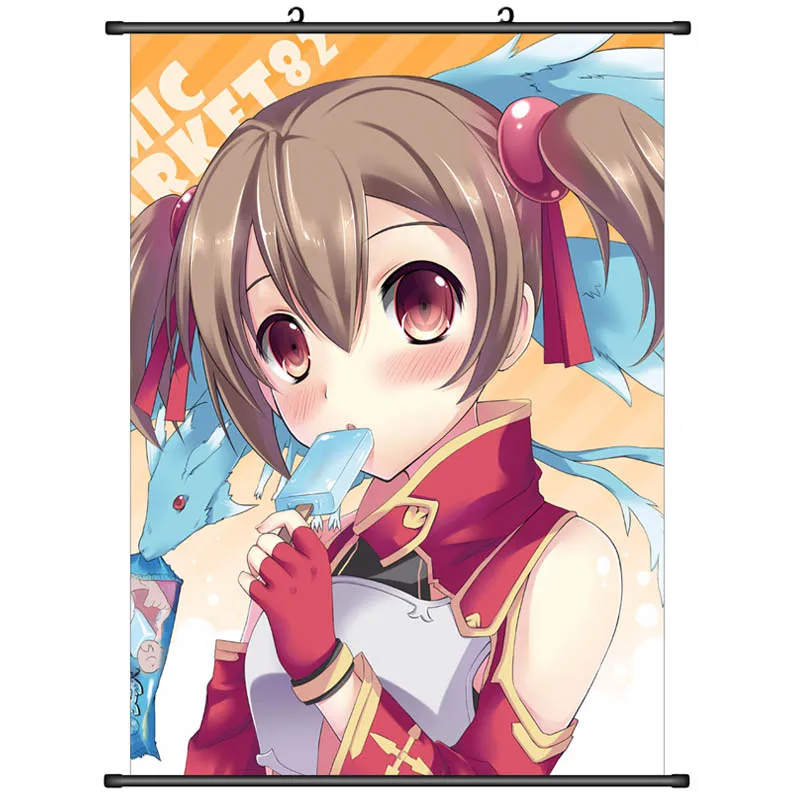 Обновленный аниме декоративные картинки Sword Art Online SAO Silica Ayano Keiko домашний Декор