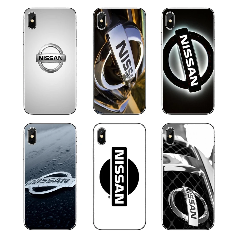 Japanese car brand Vector NISSAN Logo For iPod Touch iPhone 4 4S 5 5S 5C SE 6 6S 7 8 X XR XS Plus MAX Transparent TPU Shell Case |