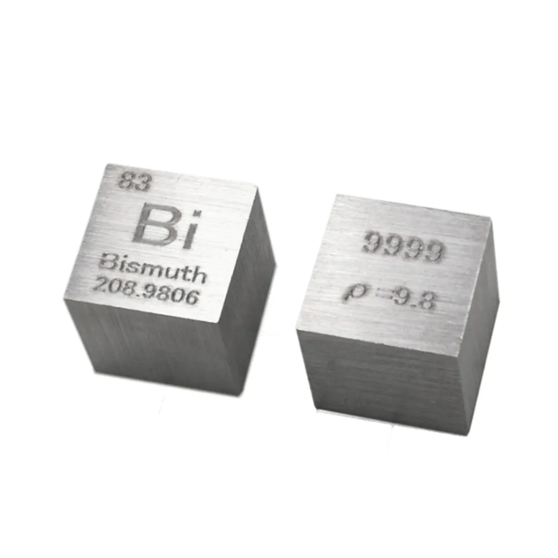 Высокочистый 10x10x10 мм wiredraw Bismuth Cube Периодическая таблица элементов для учебы