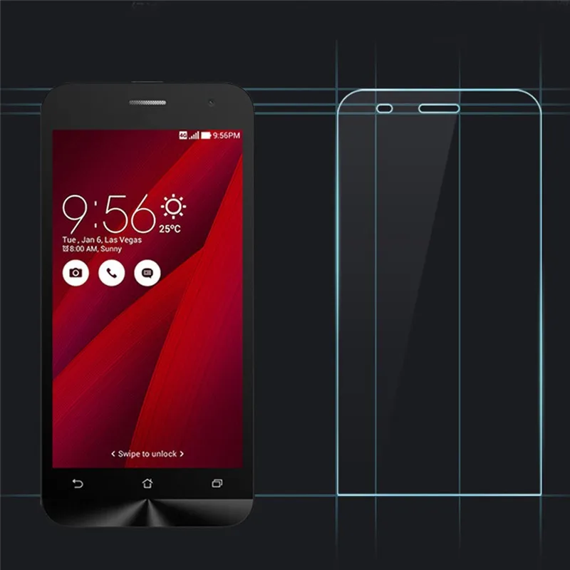 Закаленное стекло для Asus Zenfone Go ZB500KL 2 шт. защитная пленка zb500кг Wolfsay | Мобильные
