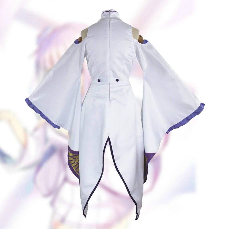 Парик для косплея Эмилии из фильма Re:zero Kara Hajimeru Isekai Seikatsu Re Life In a Different World From Zero White