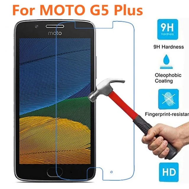 Закаленное стекло 2.5D для Motorola Moto G5 Plus Высококачественная защитная пленка