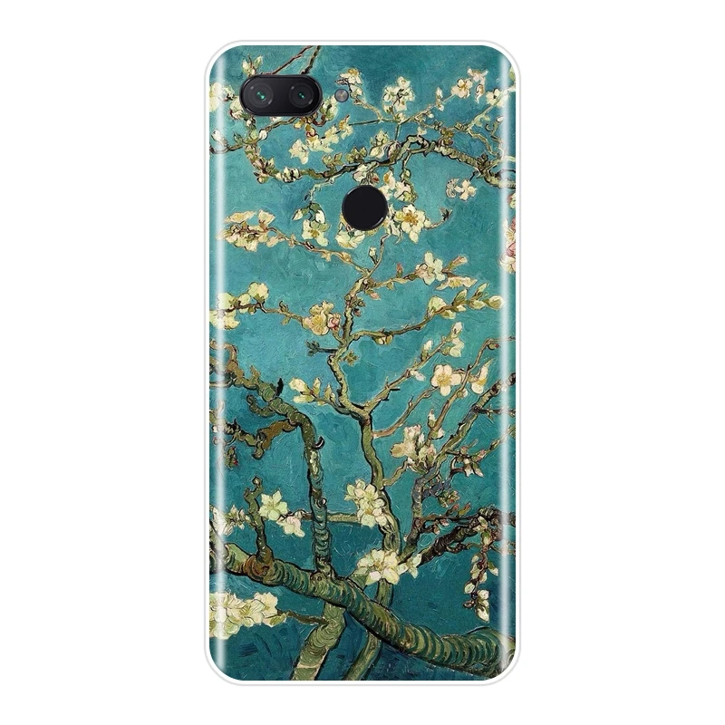 Van Gogh Art Phone Case For Xiaomi Mi 5 5C 5S 5X 6 6X Plus Soft Silicone Back Cover For Xiaomi Mi A1 A2 8 Lite SE Case