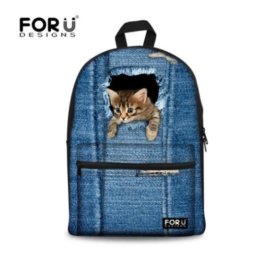 FORUDESIGNS/женский рюкзак, холст, галактика, звезда, Вселенная, космический Принт, рюкзаки для подростков, девочек, школьная сумка, Mochila Feminina - Цвет: C3301J