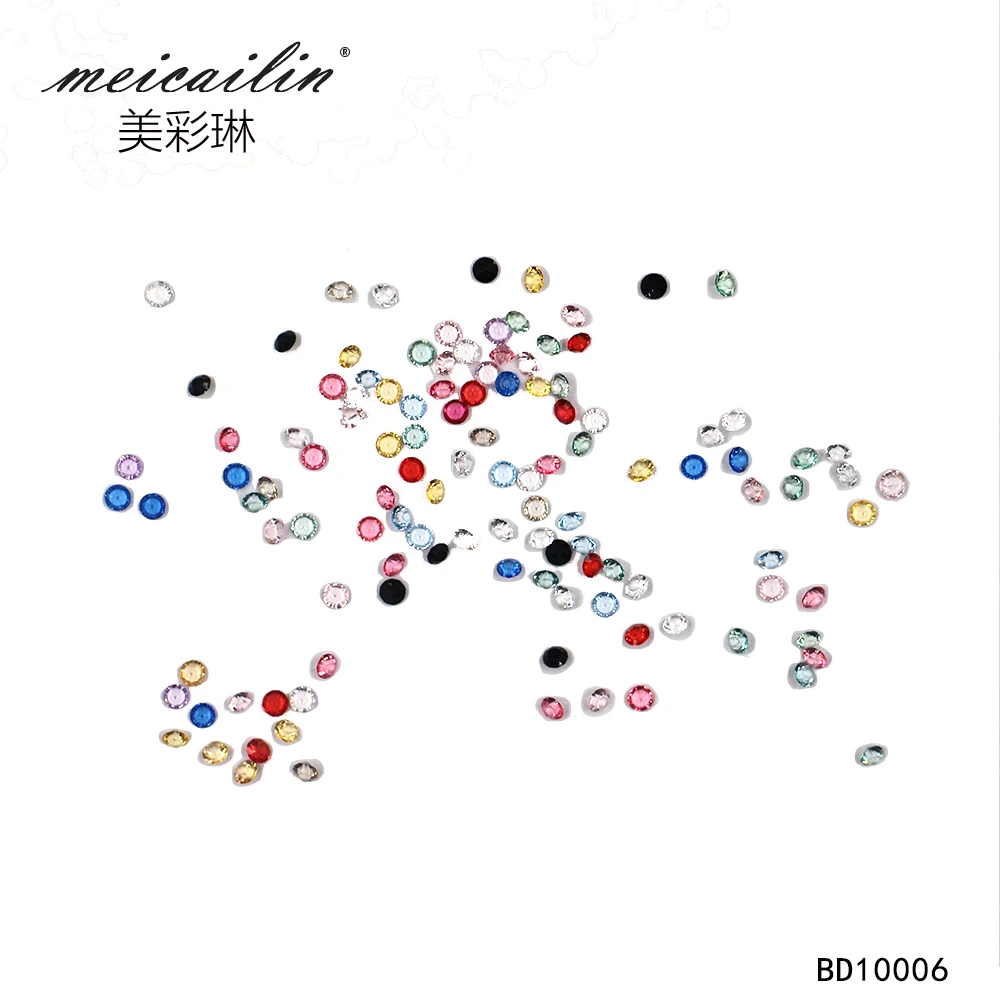 Meicailin 150 шт./кор. смешанные цвета Стразы с цирконом s бриллианты мини 3D микро дизайн
