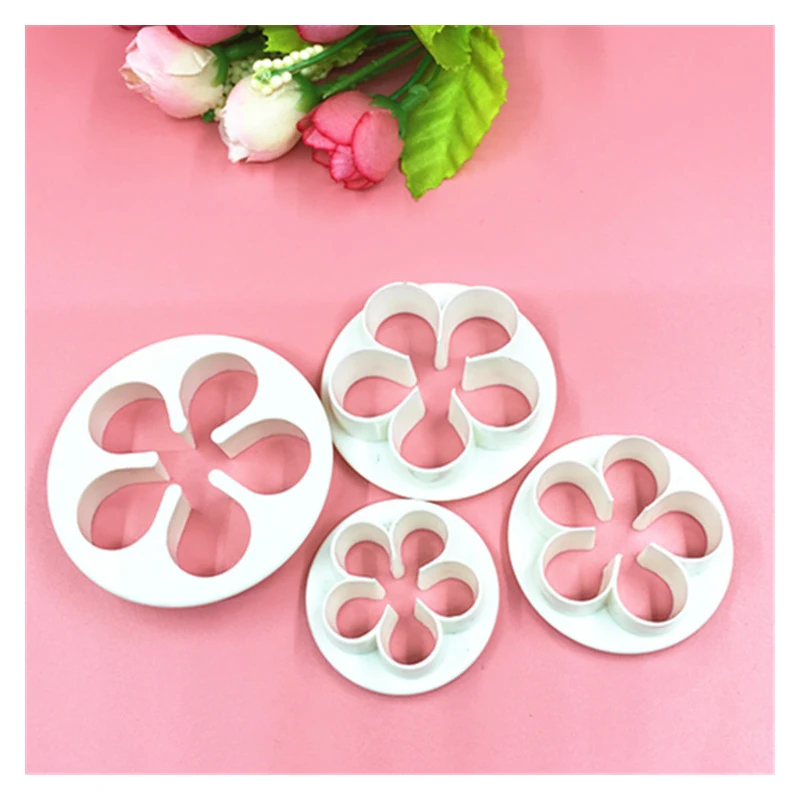 3 шт./компл. рельефная Роза цветок для края торта инструмент украшения