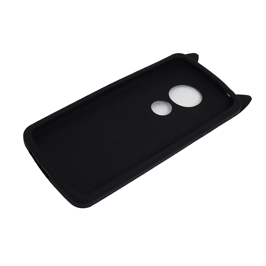 Cute 3D Cartoon Beard Cat Phone Case For Motorola moto G6 Play Soft Silicone Cover Cases E5 G 6 play Fundas |