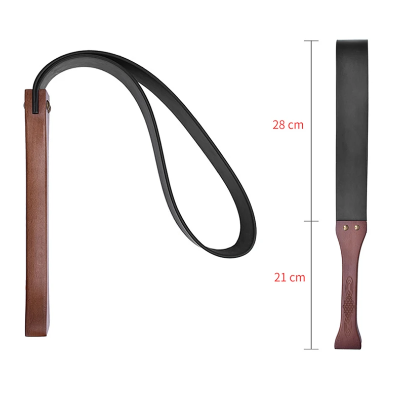 Clomedsx кожа Spank Paddle плетка БДСМ Связывание эротический флоггер Фетиш флирт игры для