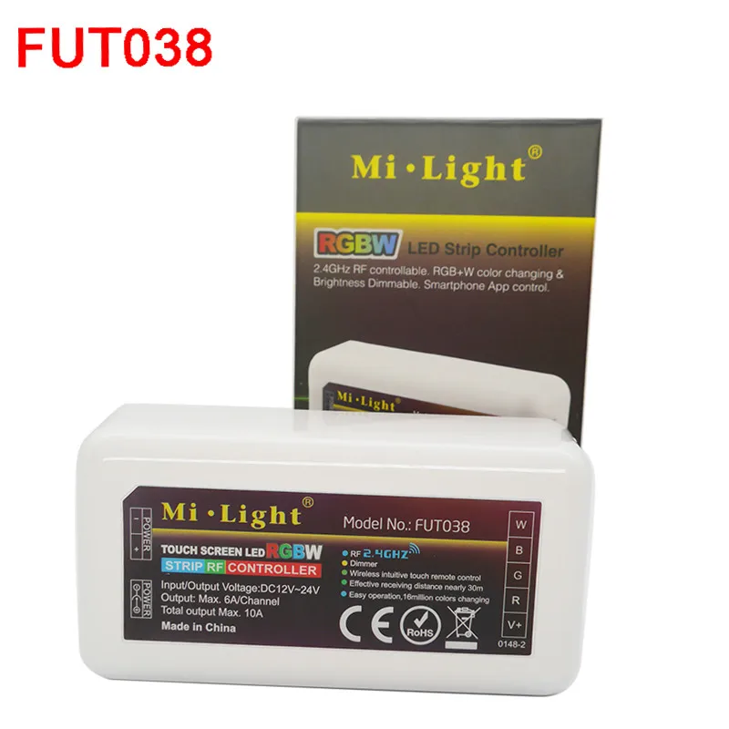 FUT038 Miboxer 2,4 г 4 зоны RGB/RGBW led регулятор линейного светильника Wi-Fi iBox смарт Панель дистанционного FUT037/FUT038/iBox2/B3/T3/B0/FUT095/FUT096 - Цвет: FUT038