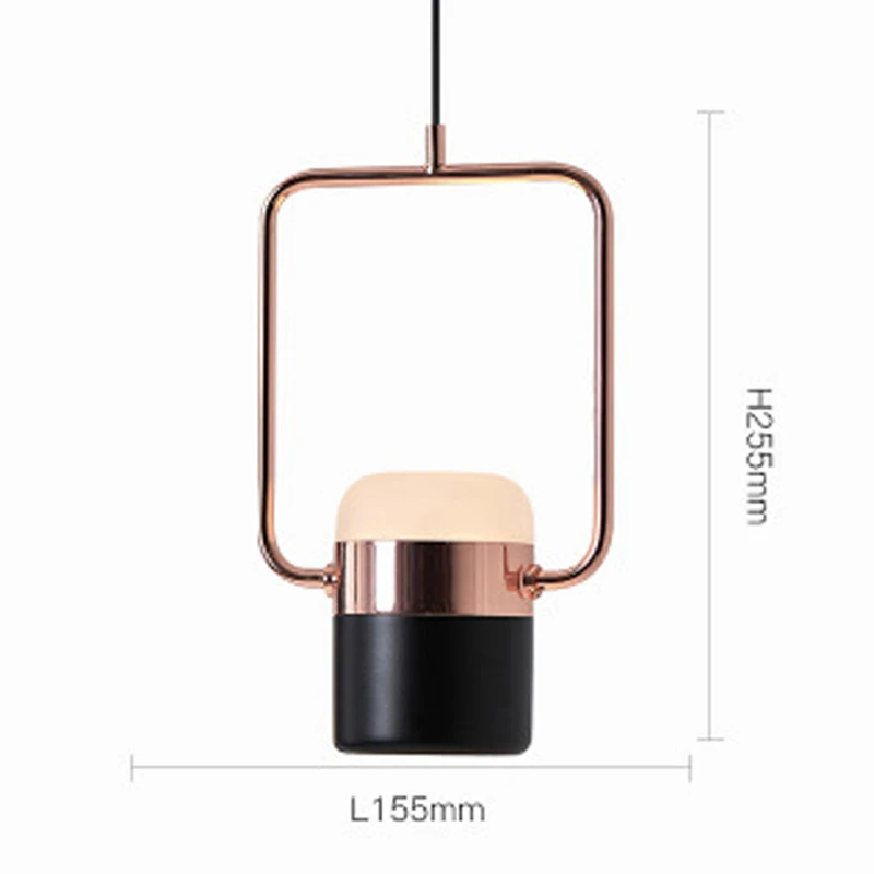 

Modern minimalist bedside small chandelier personality decorative lamp for study bedroom spotlight pendant lights 110v/220v 1pc
