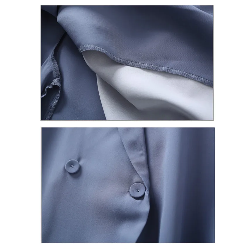 Женский облегающий шифоновый пиджак Осенний Длинный блейзер средней длины