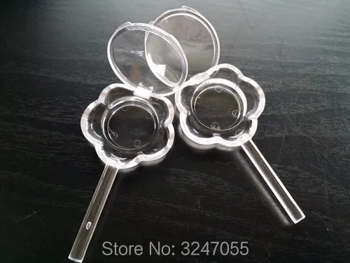 3G 100 шт./лот прозрачный милый пластиковый косметический ящик для хранения губ