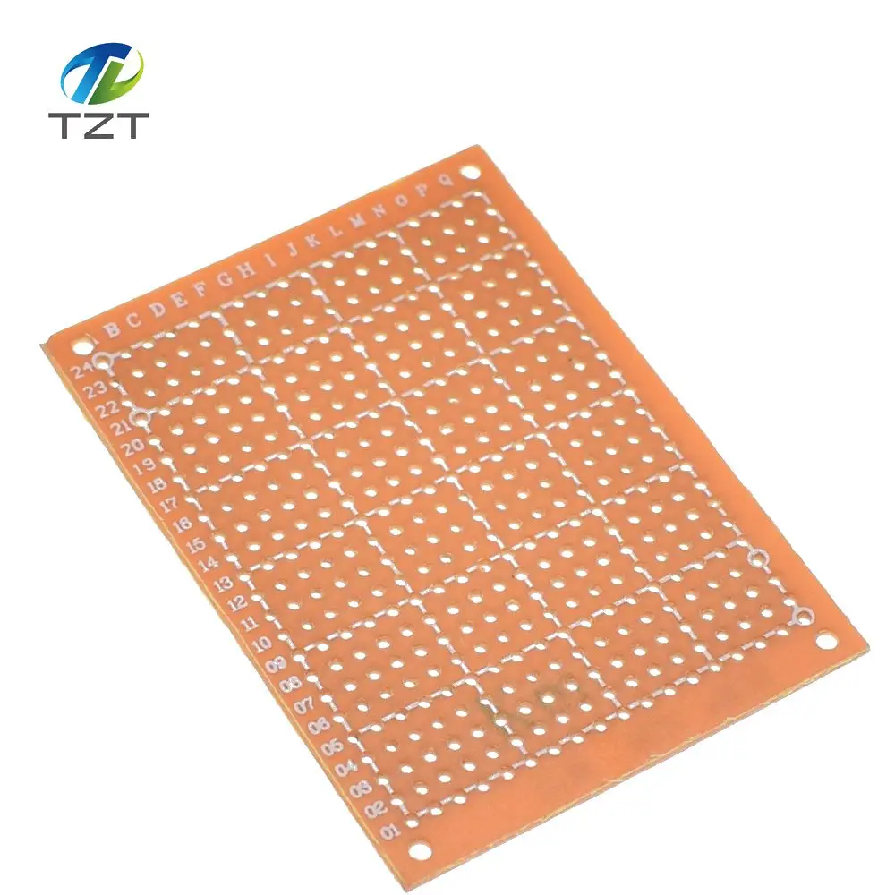 10Pcs 5*7 PCB 5x7 5cm 7cm DIY Prototype Paper Universal Board yellow | Электронные компоненты и принадлежности