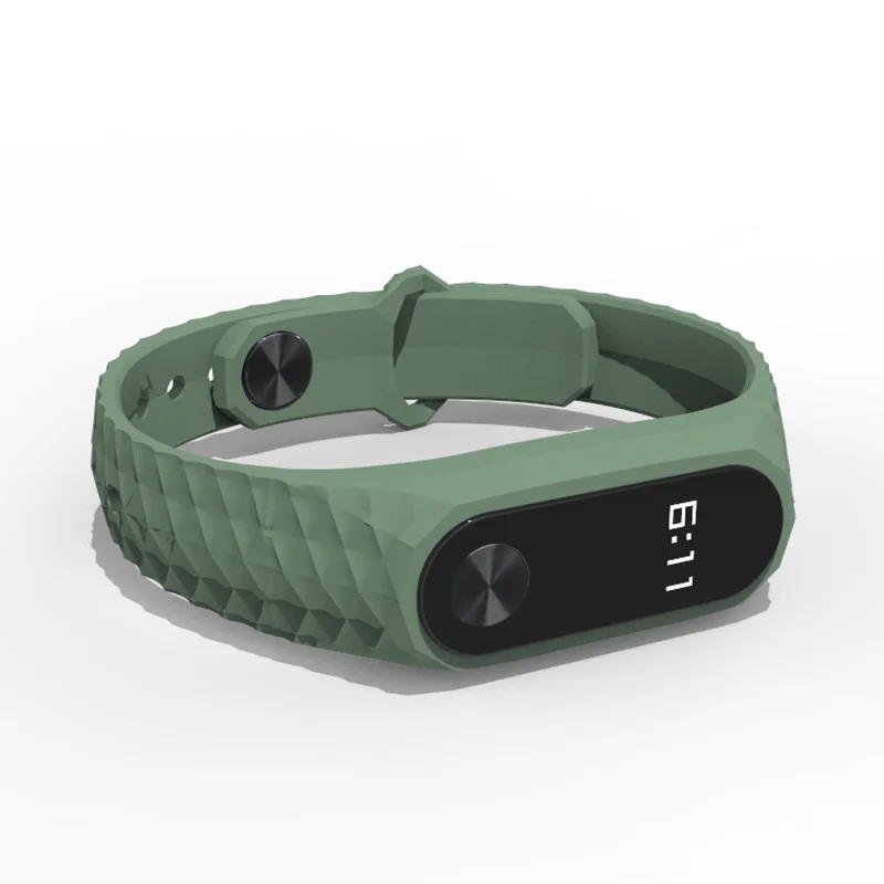 Цветной ремешок на запястье для xiaomi mi band 2 силиконовый смарт браслет Miband Сменные