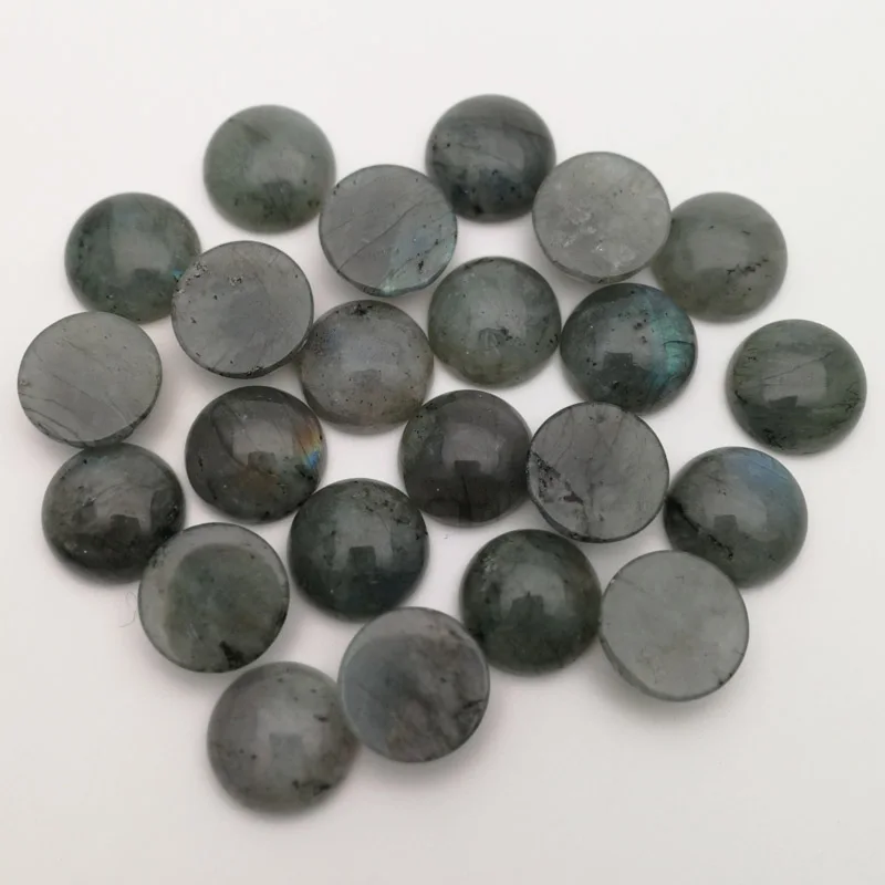 Wholesale fashion natural ShimmerStone beads charms 16x16mm round CAB Cabochon no hole 30pcs for jewelry making Free shipping | Украшения и