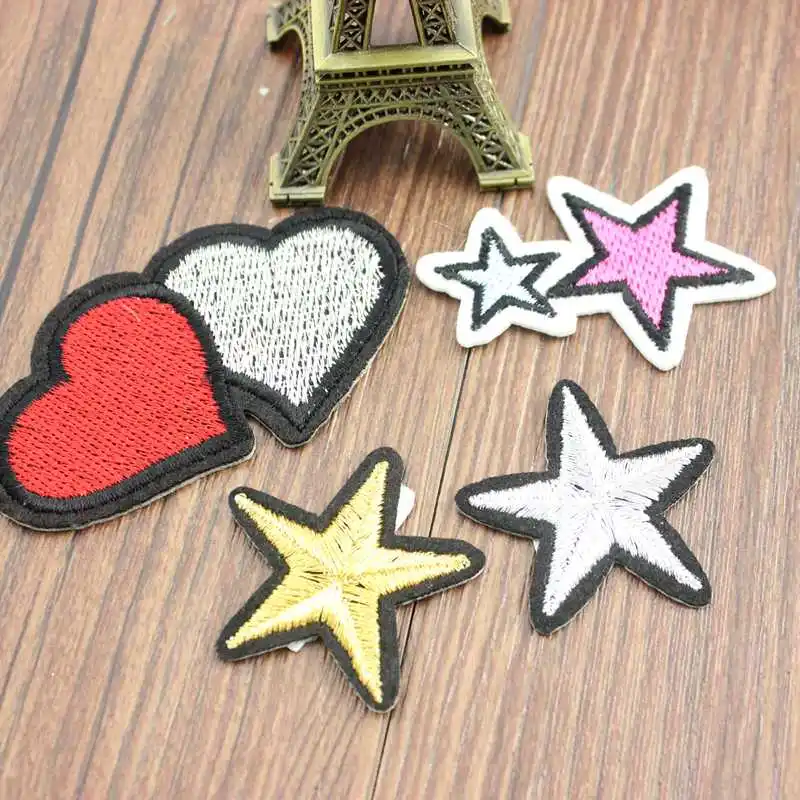 4 вида на выбор патчи с пентаграммой для одежды вышивка утюгом Швейные аксессуары