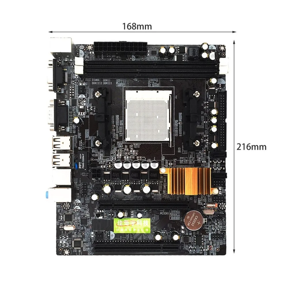 Professional C61 Desktop Computer Motherboard for AM2 AM3 CPU DDR2+DDR3 Memory Mainboard With 4 SATA2 Ports | Компьютеры и офис