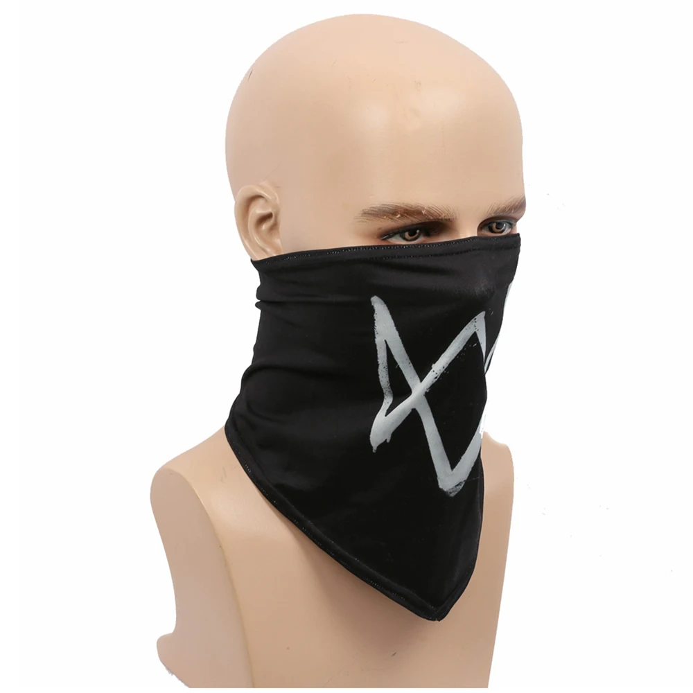 XCOSER Watch Dogs 2 Маркус Холлоуэй шарф-маска на лицо игра косплей реквизит стильные