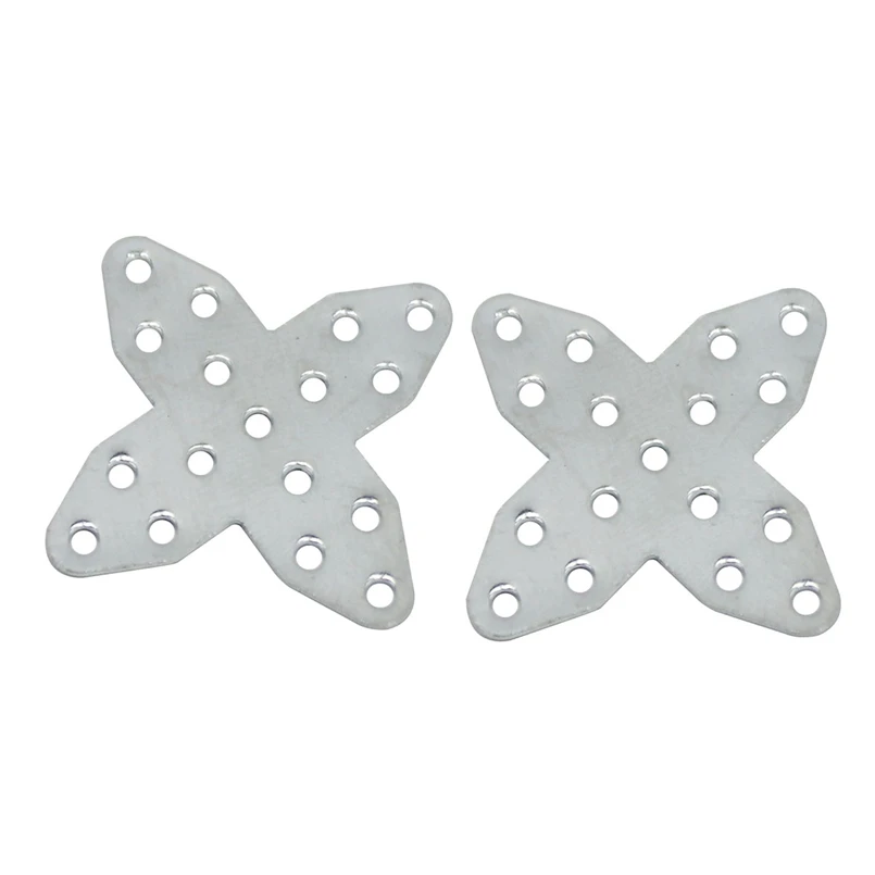 10pcs/pack Cross Iron Plate Holder Corner Code Porous Connecting Piece Furniture Fixing Parts DIY Accessories A095 | Обустройство