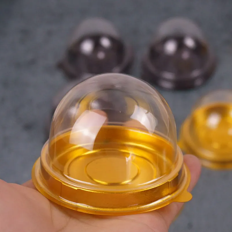 Круглая пластиковая коробка для торта одиночная Индивидуальная с Луной