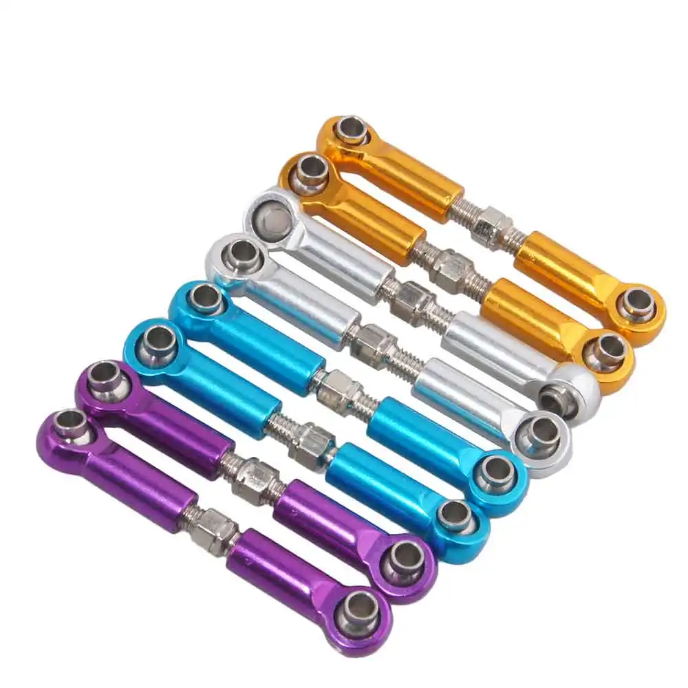 2 шт. Регулируемая тяга Алюминиевый F/R сервопривод руля для Rc хобби модель