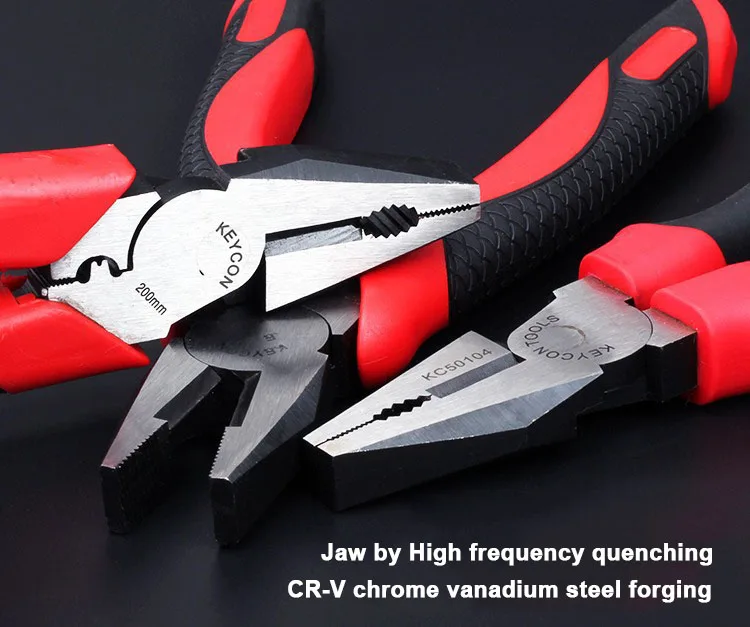 

UNeefull Cable Wire cutter pliers 6" 7" 8'' CRV Professional Tools Multifunction Wire Pliers Stripper Crimper Cutter hand tools
