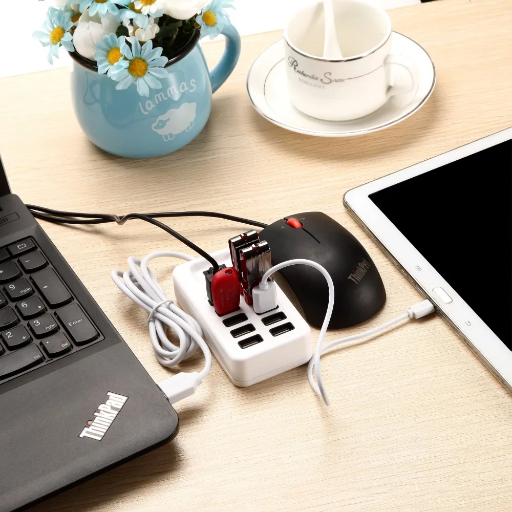 Go2linK Мульти 10 портов USB 2,0 USB зарядное устройство вкл/выкл переключатель Портативный USB разветвитель периферийные устройства Аксессуары для компьютера/телефона