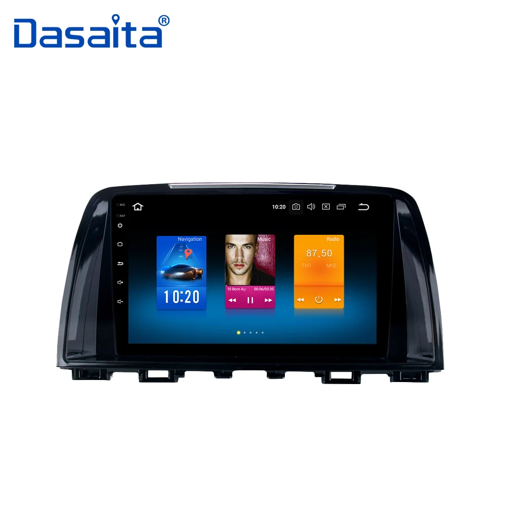 Octa Core Android 9.0 with 9&quot HD Digital Touch Screen Bluetooth 4G RAM 32G ROM car GPS radio player for Mazda 6 Atenza 2013 2014 |