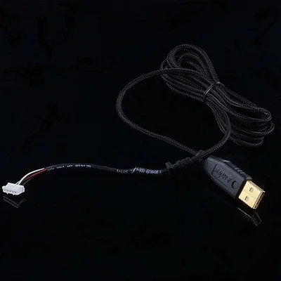 Usb кабель для мыши провод Razer Death Adder DeathAdder плетеный змеиная линия с 1 набором ножек
