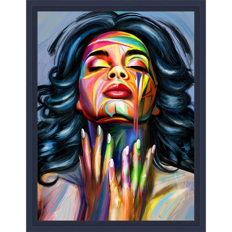 Алмазная 5D картина для творчества макияж красота полный набор вышивки крестиком