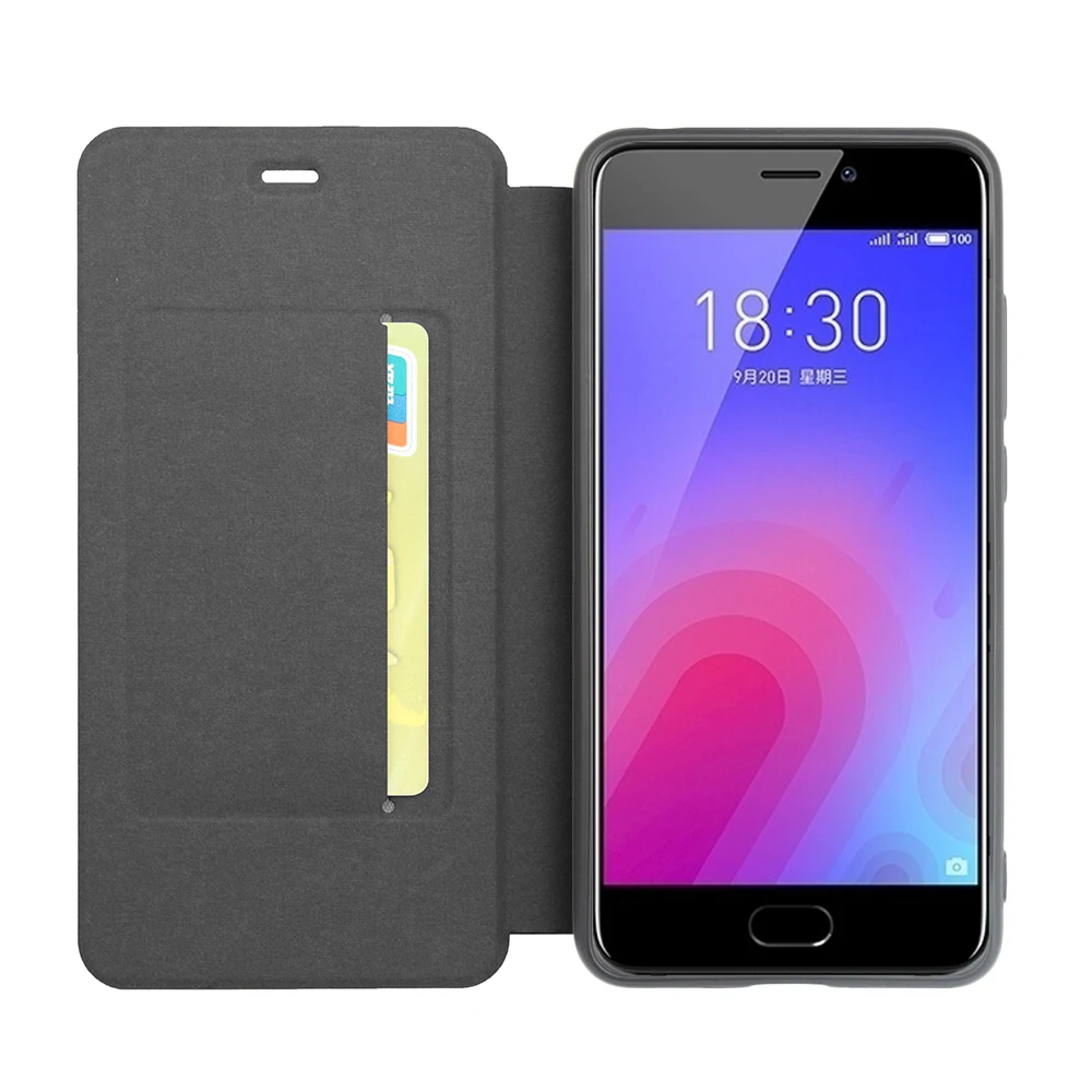 Флип-чехол для оригинального Meizu M6 32 Гб ПЗУ глобальная прошивка 4G LTE MEILAN 6 Чехол