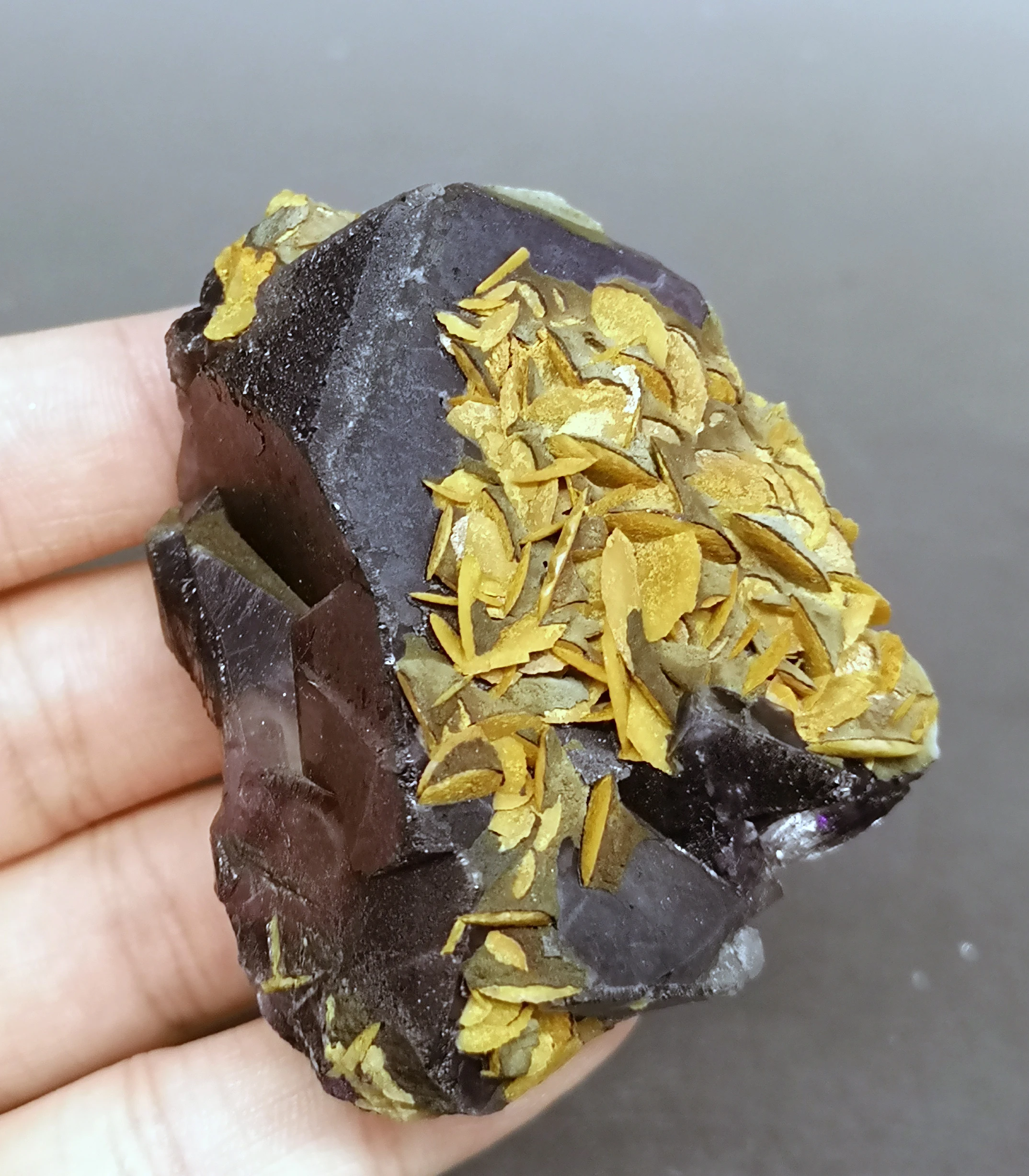 112g Natural Fluorite mineral crystal specimen stone and healing from China | Дом и сад