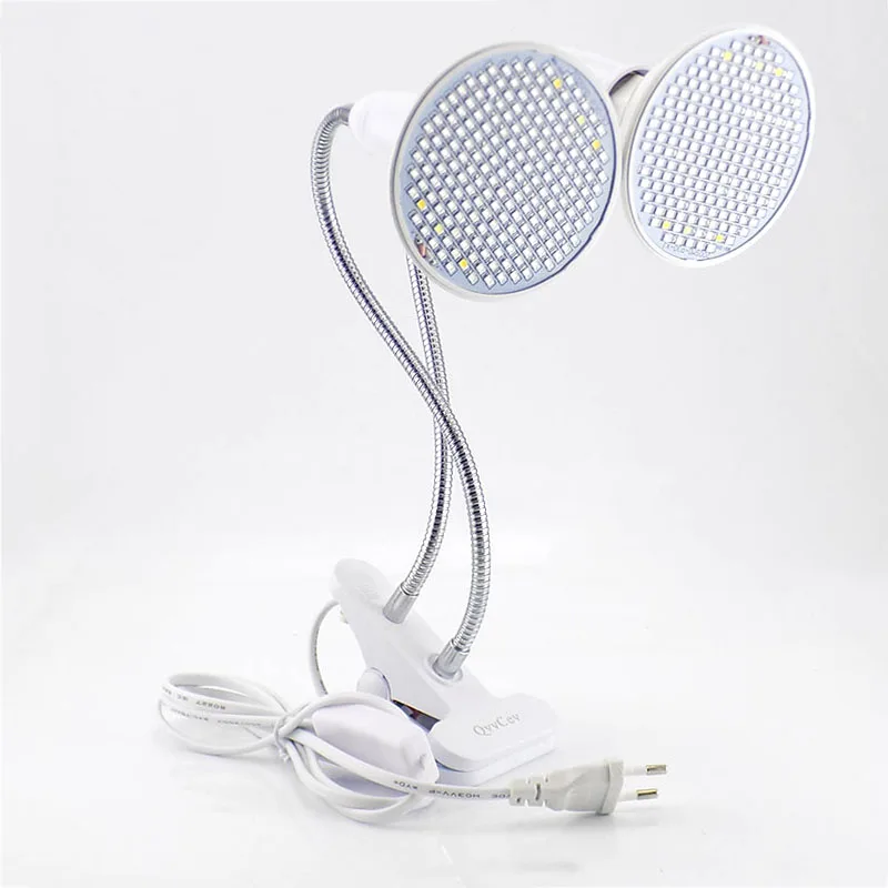 Двойной 200 светодиодный светильник для выращивания растений полный спектр УФ ИК