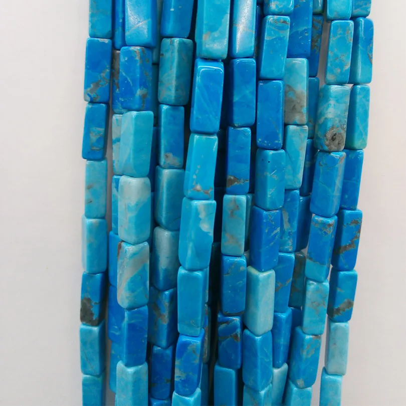 Прямоугольные бусины из Малахита и павлина круглые натурального камня