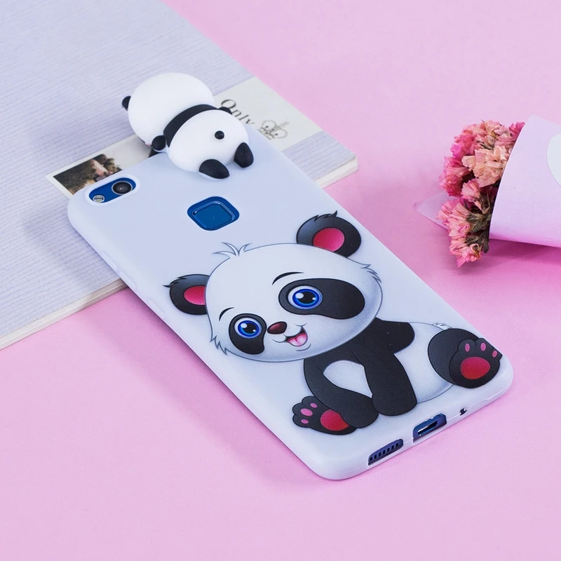 Чехол для Huawei P10 Lite с 3D рисунком кота панды мягкий силиконовый чехол из ТПУ P 10 Huwawei
