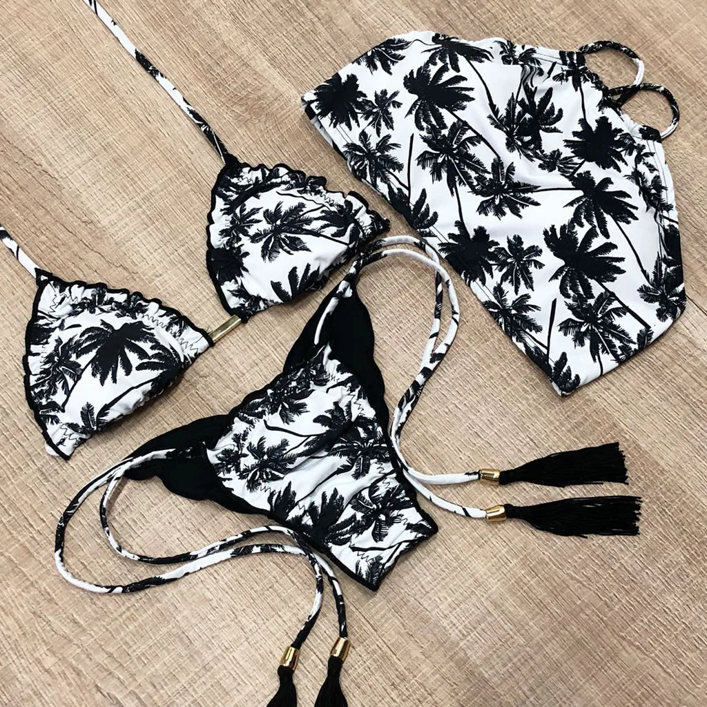 

Bikini Women's sexy summer explosions swimsuit bikini print independent swimsuit bikini Maillot De Bain Femme 40*