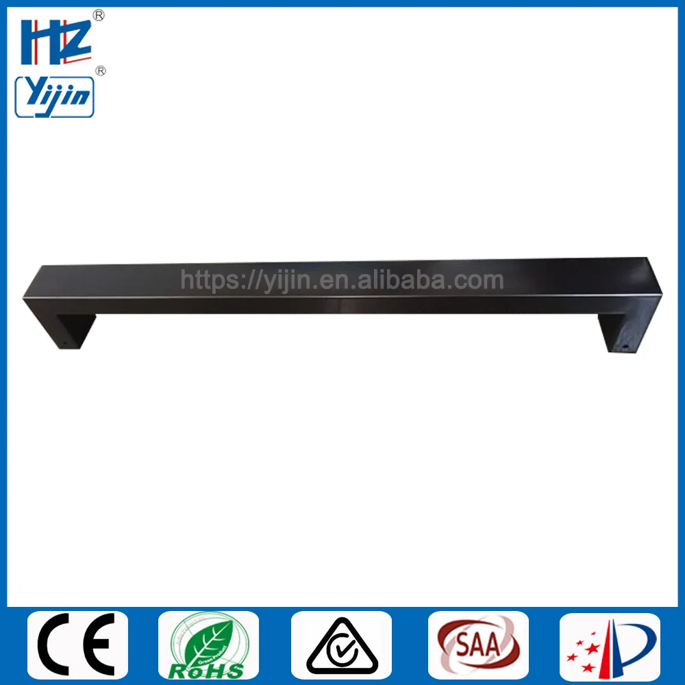 

Free shipping Black heated towel rail Single Bar electric towel warmer stainless steel 304 bathroom shelf dryer HZ-924