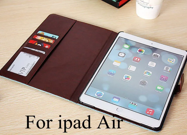 Роскошный кожаный чехол для apple iPad Air 3 цвета Жесткий Чехол-подставка ipad 5 Защитная