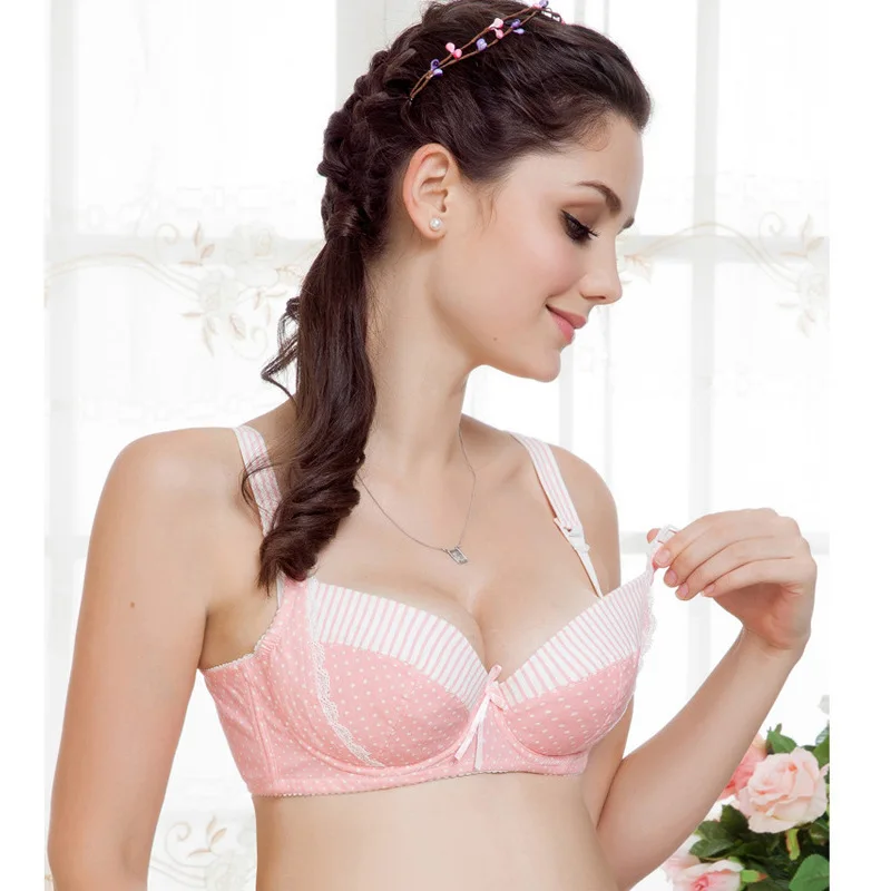 Лидер продаж Новый бюстгальтер для кормящих женщин в горошек беременных и