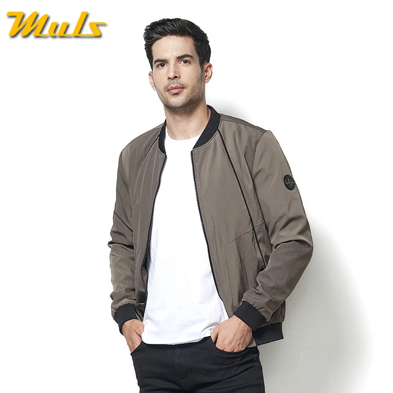 Мужская куртка MuLS осенняя замшевая с воротником в стиле Мандарин размер M 4XL