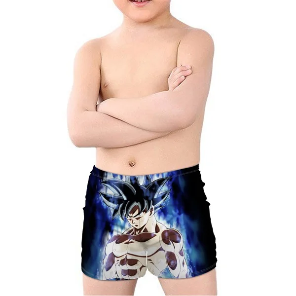 HMF061Z55 THIKIN/, плавки для мальчика с принтом Dragon Ball Super Z Летний Пляжный купальный костюм для детей, спортивная одежда для плавания Saiyan для детей - Цвет: HMF061Z55
