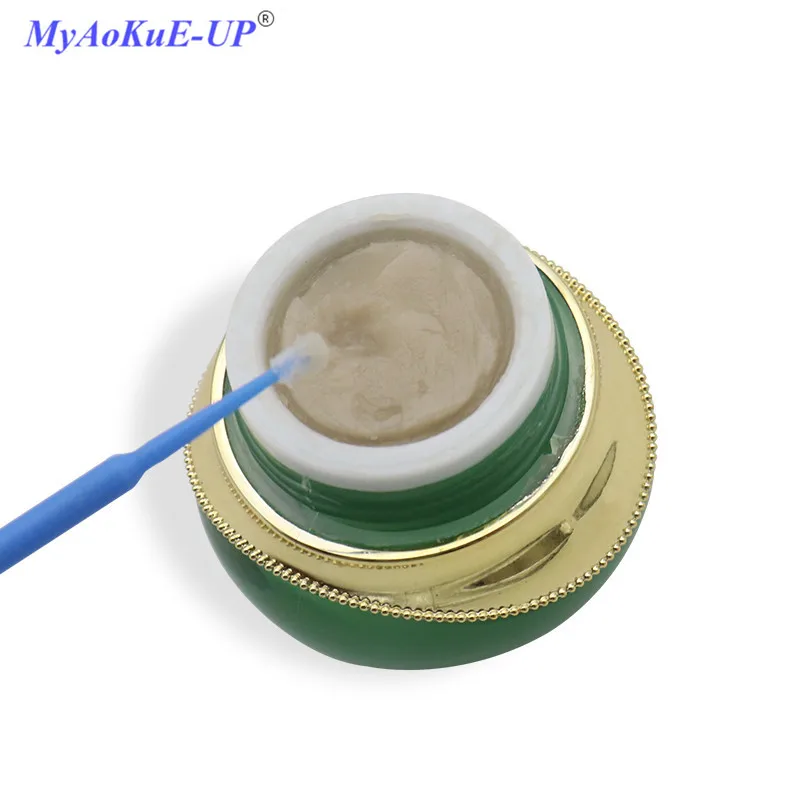 7 г крем для удаления клея накладных ресниц Зеленая упаковка средства снятия