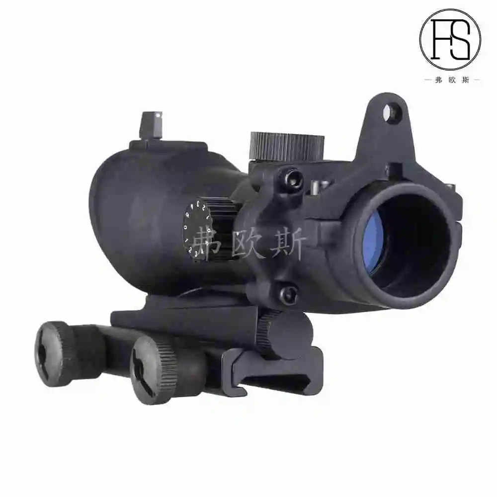 Охотничий Прицел ACOG 1X32 тактическая красная точка реальная зеленая волоконно