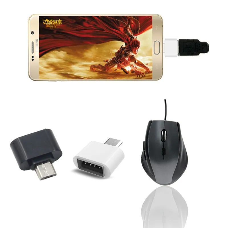 Адаптер OTG для геймпада адаптер u диска камеры USB флеш диск телефона Android конвертер