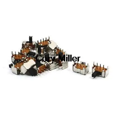 

2-позиционный мини-переключатель 1P2T для монтажа печатной платы, прямоугольный, 3 контакта