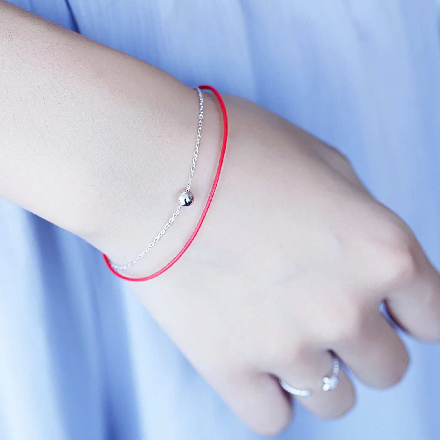 Браслет из стерлингового серебра 925 пробы red rope lucky модные гипоаллергенные