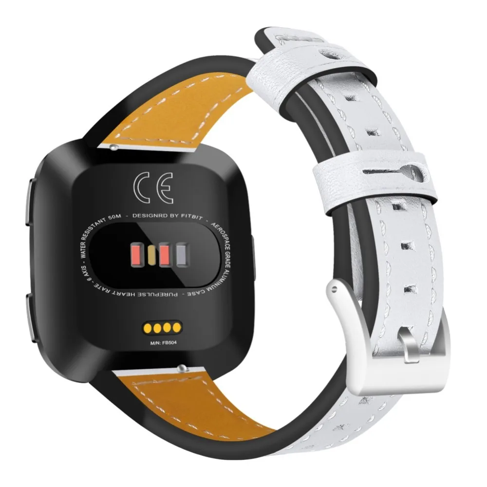 Для Fitbit Versa ремешок для часов сменный классический браслет из натуральной кожи