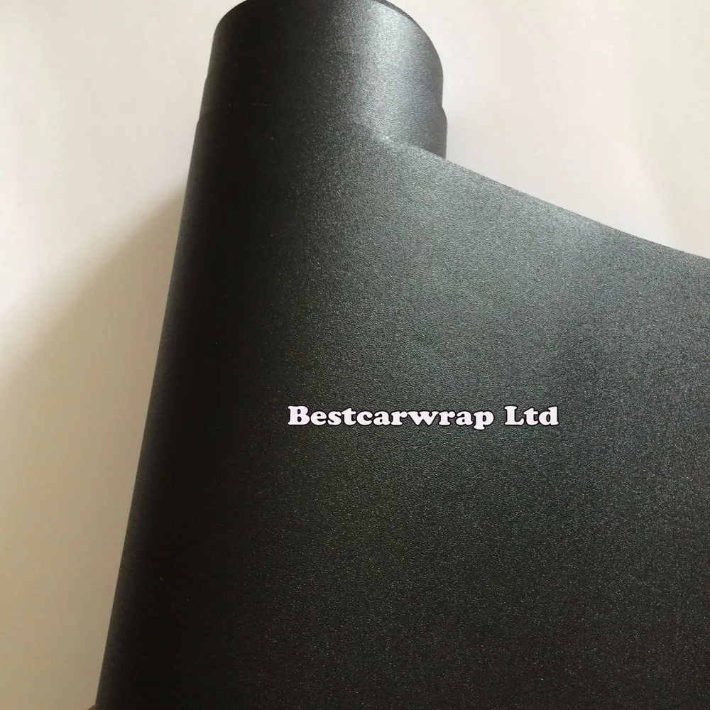 Матовая черная Автомобильная виниловая наклейка покрытие для