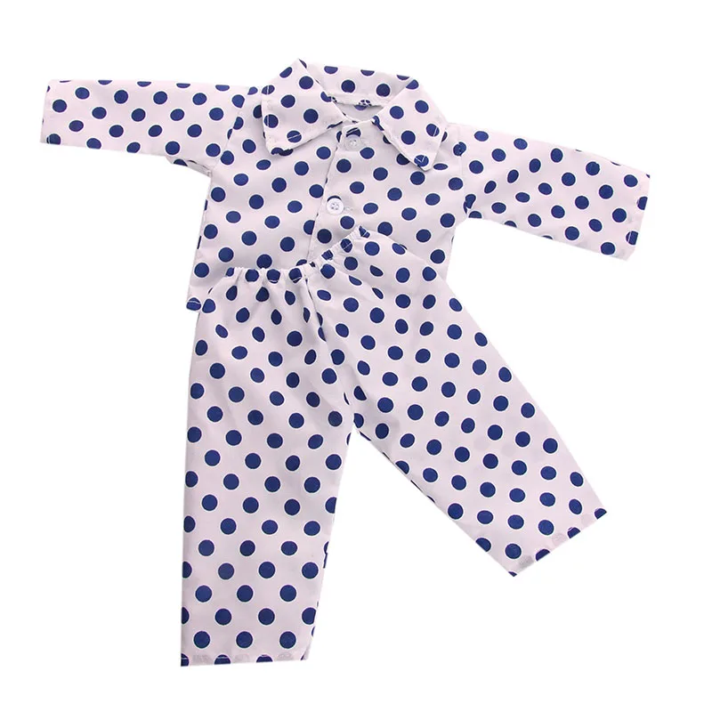 Doll clothes 9 different styles of pajamas For 18inch doll&amp 43cm New doll | Игрушки и хобби