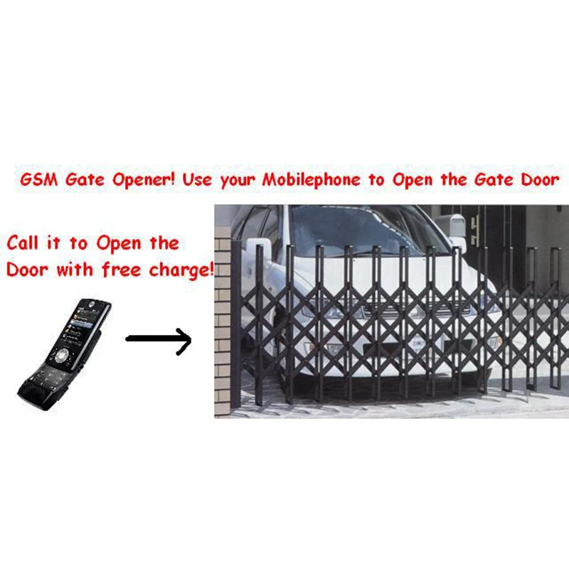 GSM Открыватель ворот двери доступ с определением номера Пульт дистанционного